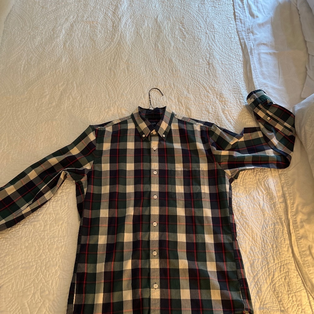 Men’s cotton Jcrew shirt plaid